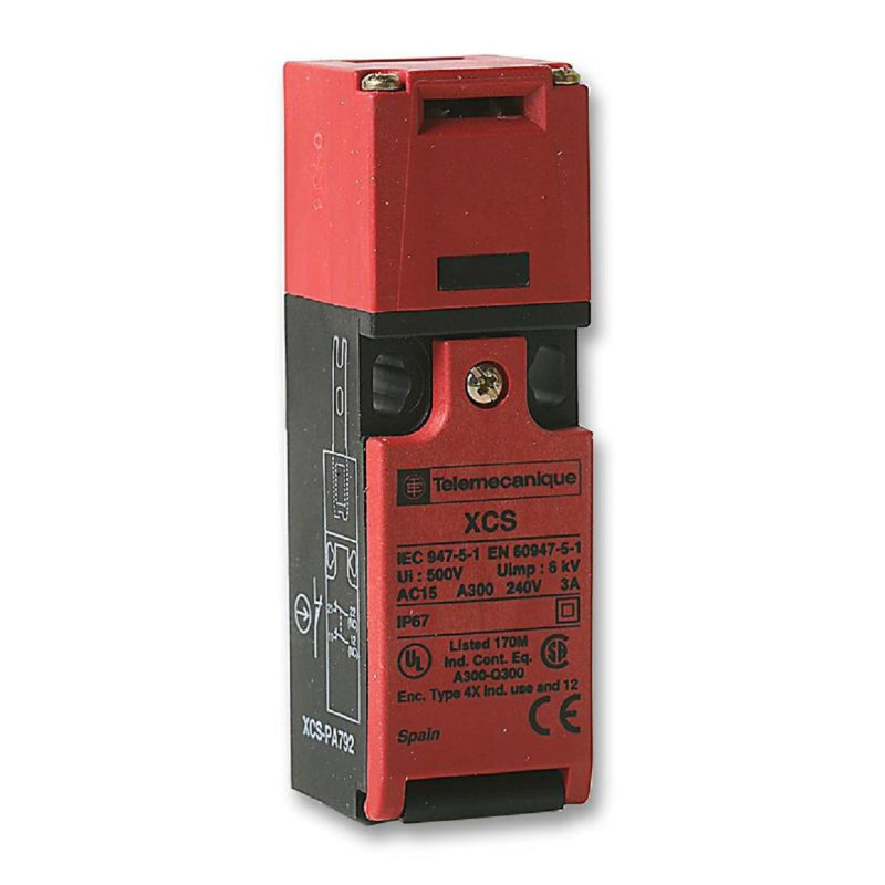 Telemecanique Sensors (XCSPA792) Safety Interlock Switch, 250 V, 6 A