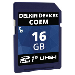 Delkin Devices (SDCOEM-16GB) Flash Memory Card, SD Card, UHS-1 U1, Class 10