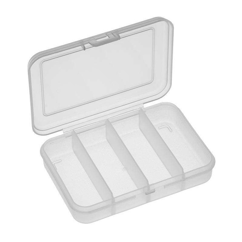 Duratool, Storage Box, 4 Compartment, Transparent, 1024N