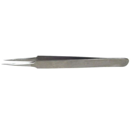 Duratool, Tweezer, Super Fine Straight, Stainless Steel, 1PK-102T-F