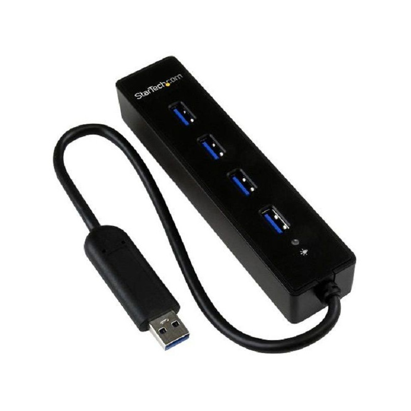 Startech (ST4300PBU3) 4 Port Portable USB 3.0 Hub - Bus Powered