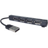 Connekt Gear (25-0054) 4 Port USB 2.0 Hub, Black