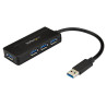 Startech (ST4300MINI) Hub, USB 3.0, 4 Ports, 5 Gbps, Bus Powered