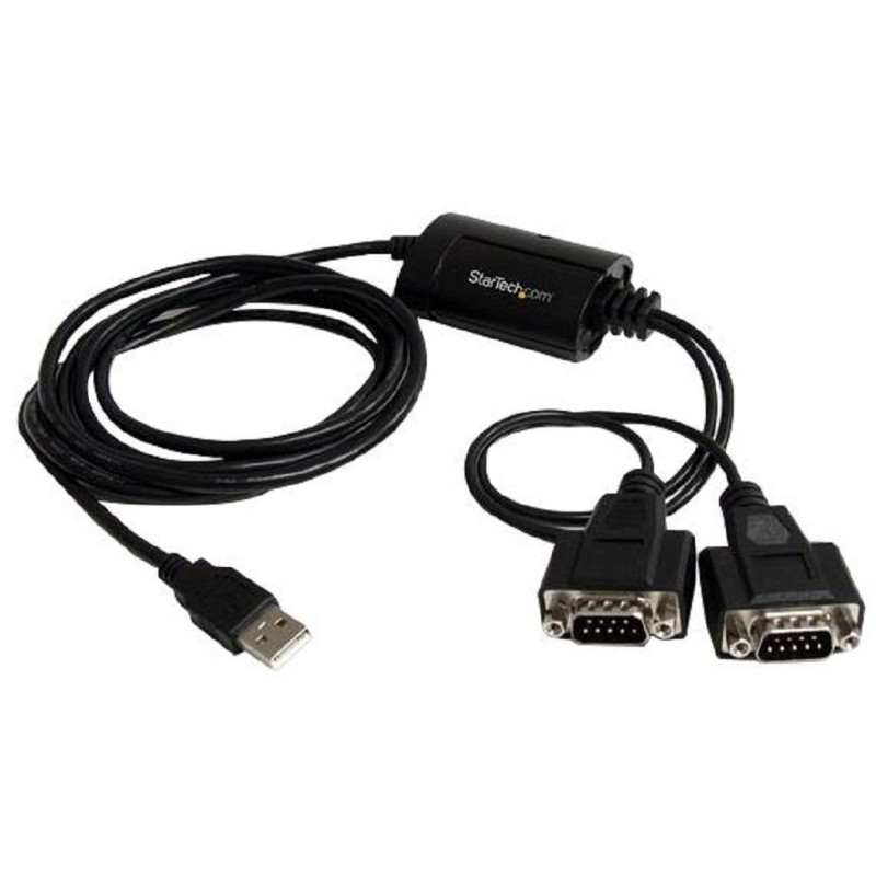 Startech (ICUSB2322F) 2-Port FTDI USB to Serial RS232 Adaptor Cable 