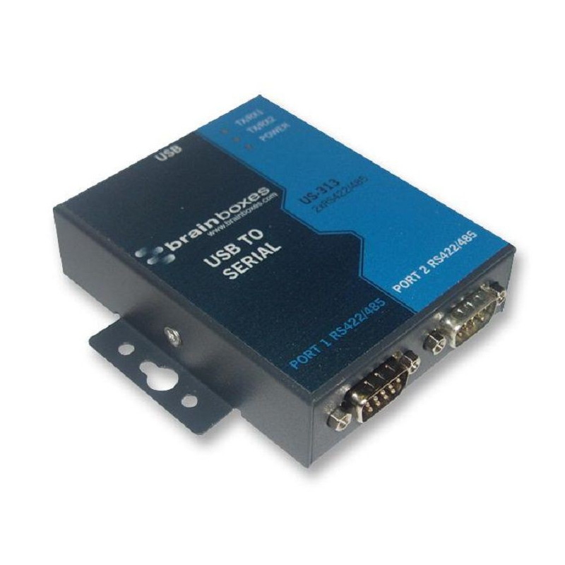 Brainboxes (US-313) Adapter, USB to 2 x RS422, RS485 Serial