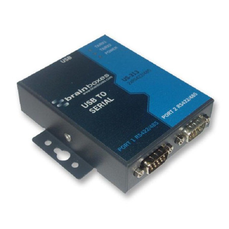 Brainboxes (US-313) Adapter, USB to 2 x RS422, RS485 Serial