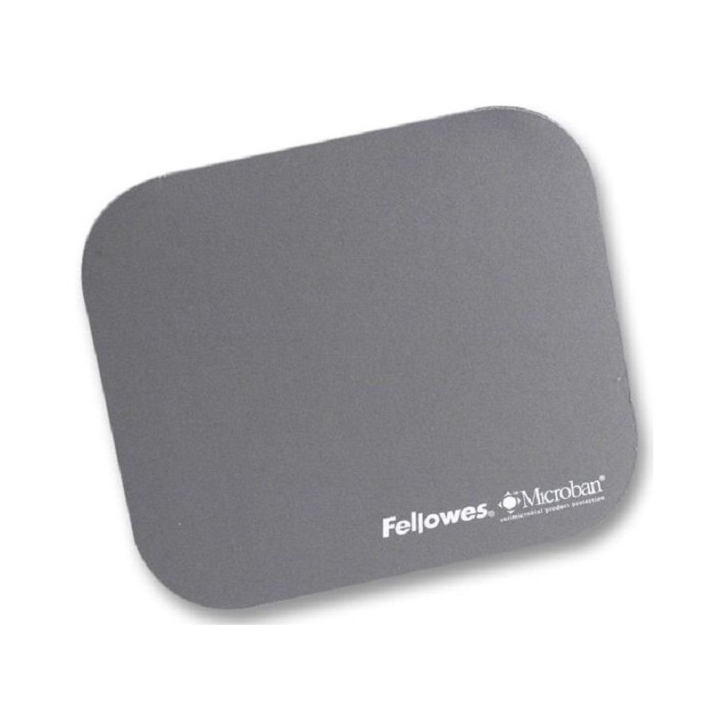 Fellowes (59340) Mouse Pad, Silver, Microban