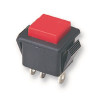 Apem (1415NC RED) Pushbutton Switch, 1400N, SPDT, Momentary