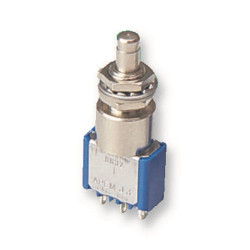 Apem (8636A) Pushbutton Switch, 8000, 6.5 mm, SPDT, On-On, Plunger