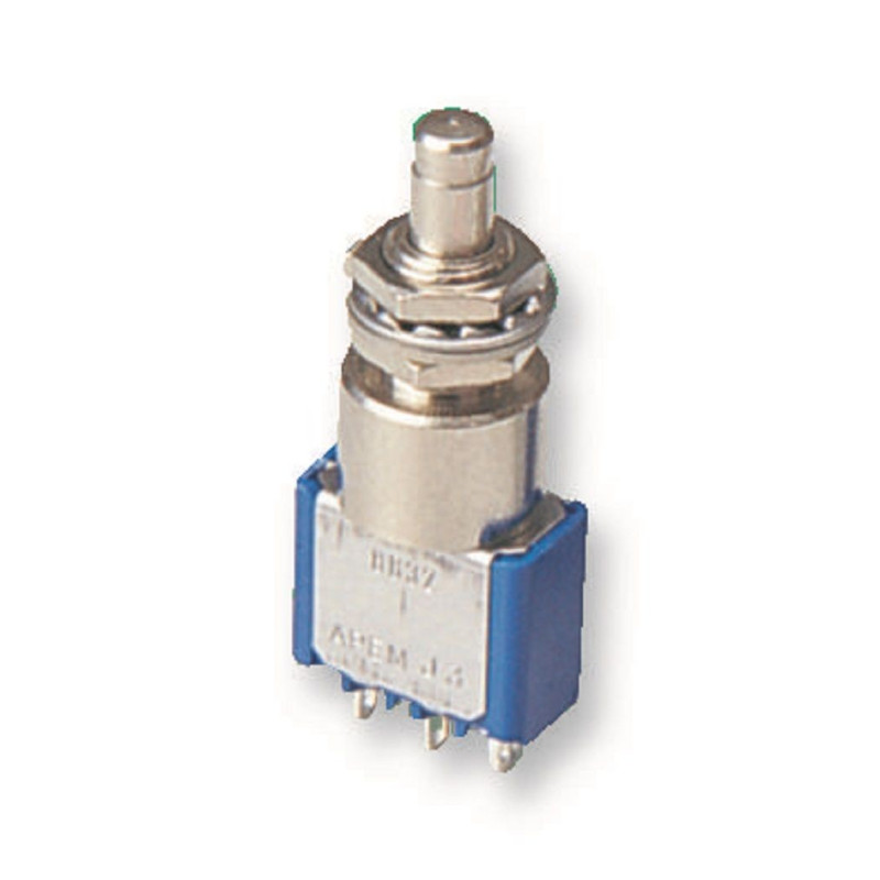 Apem (8636A) Pushbutton Switch, 8000, 6.5 mm, SPDT, On-On, Plunger