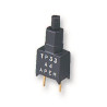 Apem (TP33P0080) Pushbutton Switch, TP, SPST-NO, Off-(On), Plunger, Black