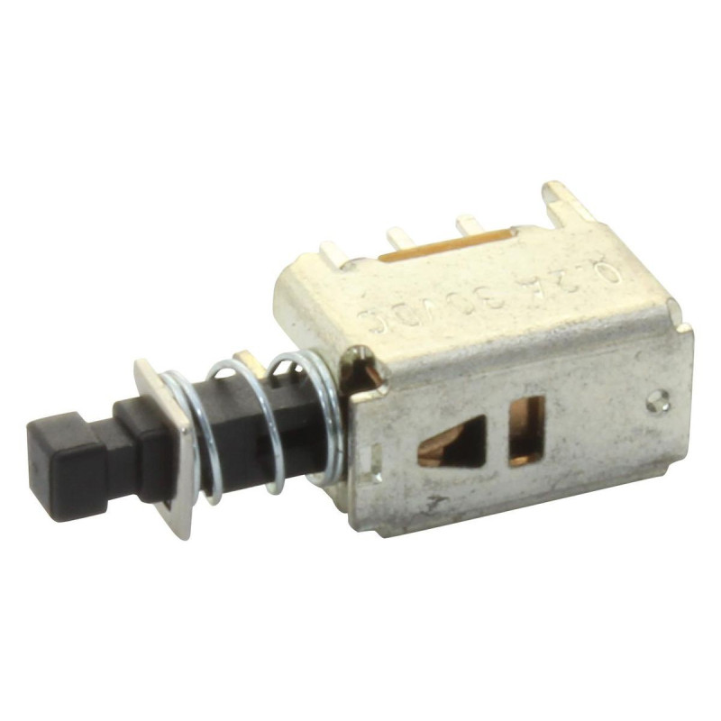 C&K Components (PN22SJSA03QE) Pushbutton Switch, PN, DPDT, Off-On