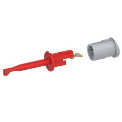 Tenma, Test Probe Connector, 6A, 70V, Red, Hook, Multifunction, 72-14338