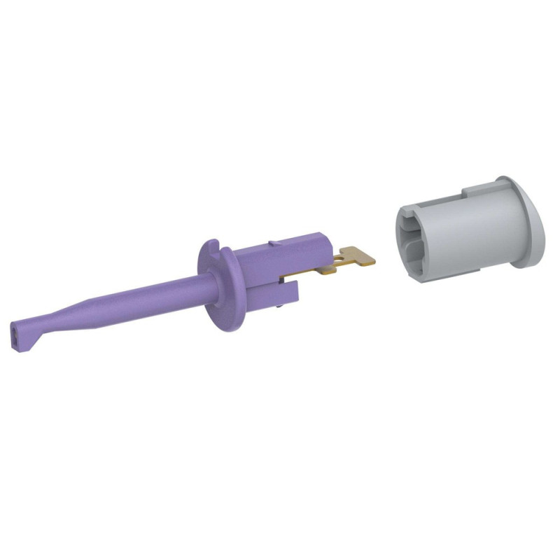 Tenma, Test Probe Connector, 6A, 70V, Purple, Hook, Test Probes, 72-14342