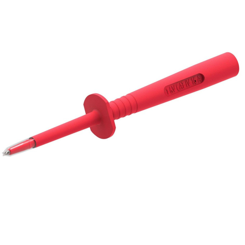 Tenma, Test Probe Connector, Sharp Tip, Red, 76-030
