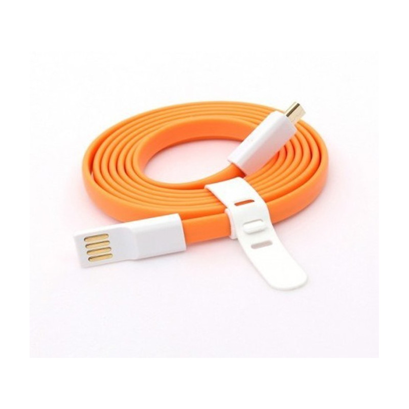 Flat Noodle Micro USB Cable 1.2m