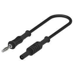 Tenma, Test Lead, 4mm Banana Plug, 33 VAC, 36 A, Black, 500 mm, 76-100