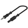 Tenma, Test Lead, 4mm Banana Plug, 33 VAC, 36 A, Black, 500 mm, 76-100