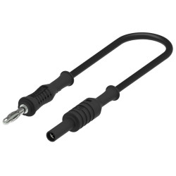 Tenma, Test Lead, 4mm Banana Plug, 33 VAC, 36 A, Black, 1 m, 76-116