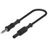 Tenma, Test Lead, 4mm Banana Plug, 33 VAC, 36 A, Black, 1 m, 76-116