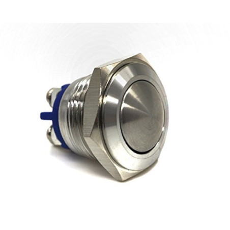 Push Button  Ball Shaped  Antwire  16mm Stainless Steel Metal