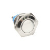 Push Button  Flat Round  Antwire  16mm Stainless Steel Metal