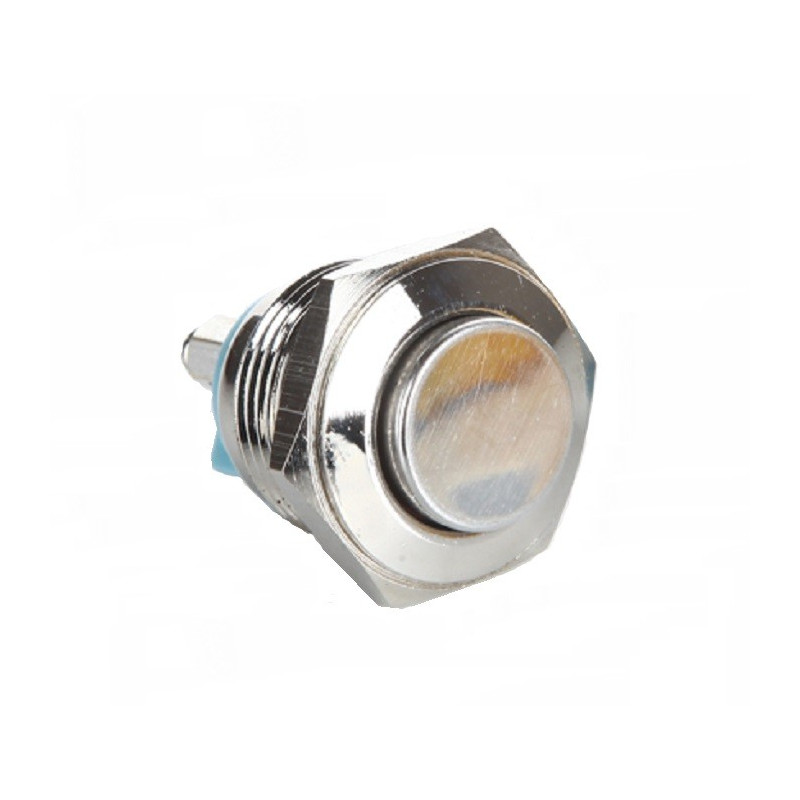 Push Button  High Round  Antwire  16mm Stainless Steel Metal