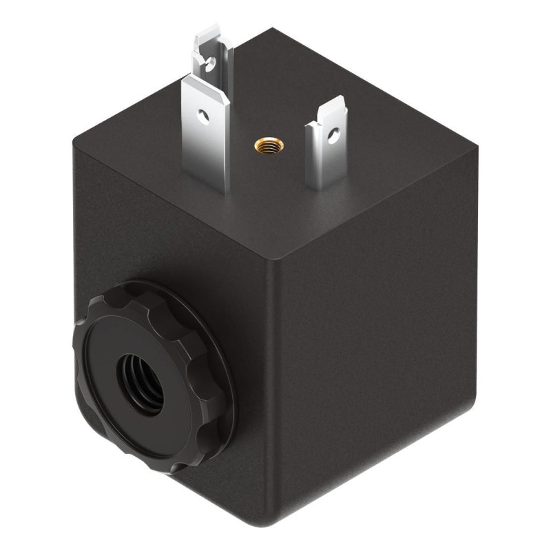 Festo (MD-2-24VDC-PA) Solenoid Valve, 24 VDC, -20 °C to 50 °C, Knurled Nut