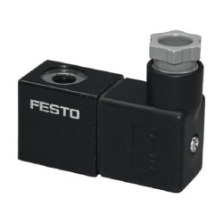 Festo (MSFW-230-50/60) Solenoid Valve, 230 VAC, -5 °C to 40 °C, Knurled Nut