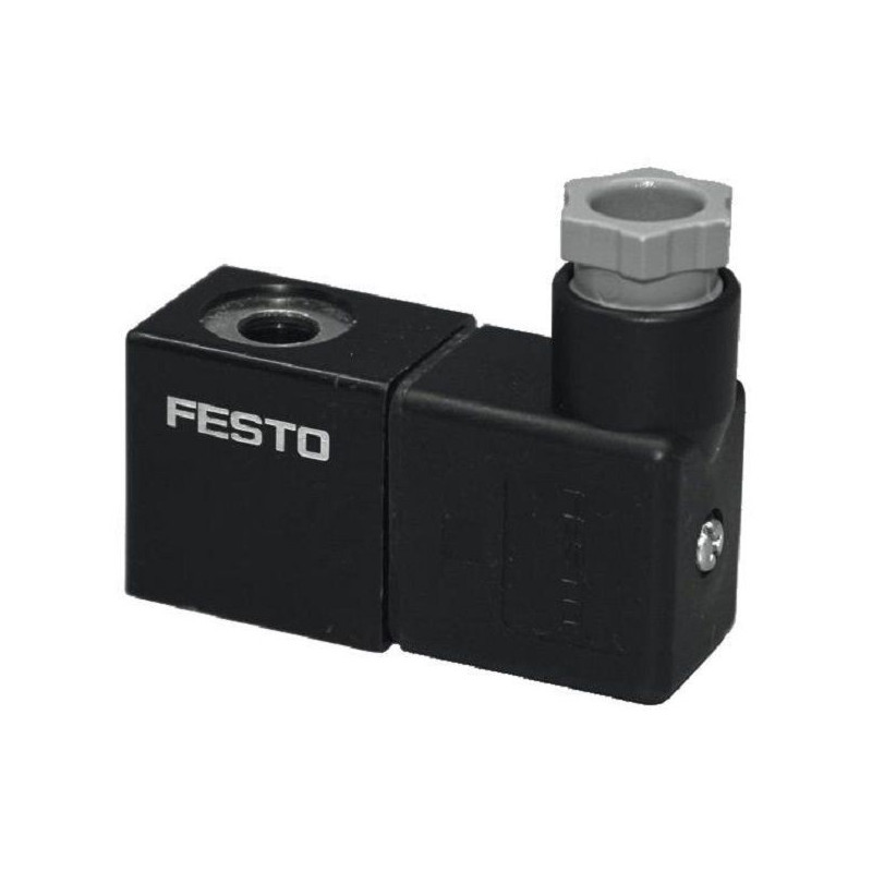 Festo (MSFW-230-50/60) Solenoid Valve, 230 VAC, -5 °C to 40 °C, Knurled Nut