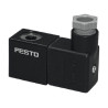 Festo (MSFW-230-50/60) Solenoid Valve, 230 VAC, -5 °C to 40 °C, Knurled Nut