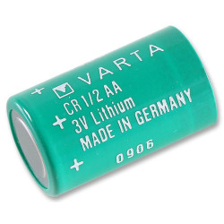 Varta (6127101301) Battery, Single Cell, 3 V, 1/2AA, 950 mAh