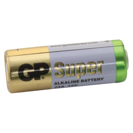 GP Batteries (GP23A) Ultra, Single Cell, 12 V, 23A, Alkaline, 55 mAh