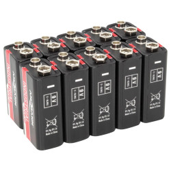 Ansmann (1505-0001) Battery, 9 V, PP3, Alkaline, 550 mAh, Snap Contact