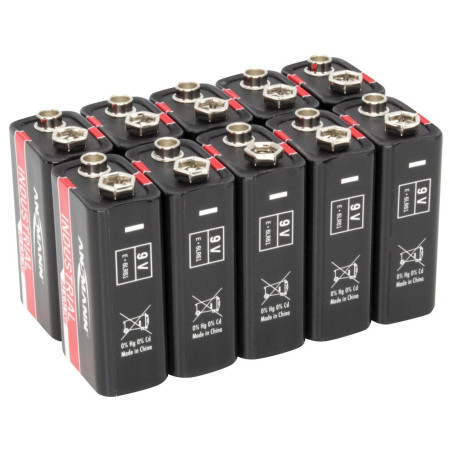 Ansmann (1505-0001) Battery, 9 V, PP3, Alkaline, 550 mAh, Snap Contact