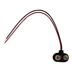 Multicomp Pro (MP006239) Battery Contact, PP3, Copper, 6" Wire Lead