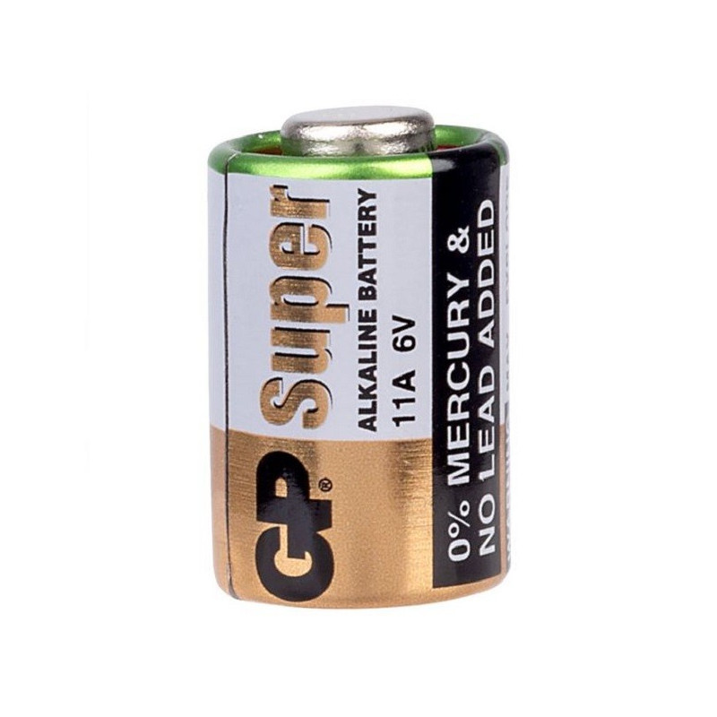 GP Batteries (GPPBA11AF002) Battery, 6 V, A11, Alkaline, 38 mAh