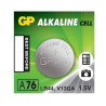 GP Batteries (GPPBAA76F001) Battery, 1.5 V, LR44, Alkaline, 110 mAh