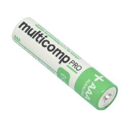 Multicomp Pro (PSG90902) Battery, 1.5 V, AAA, Alkaline, 1.1 Ah, 10.5mm