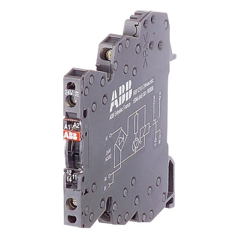 Abb (1SNA645001R0300) General Purpose Relay, Interface, SPDT, 24 V, 6 A