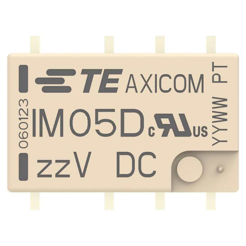 Axicom (1-1462039-7) Power Relay, DPDT, 9 VDC, 5 A, IM, Surface Mount