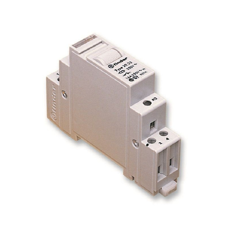 Finder (20.22.8.230.0000) Power Relay, DPST-NO, 230 VAC, 16 A