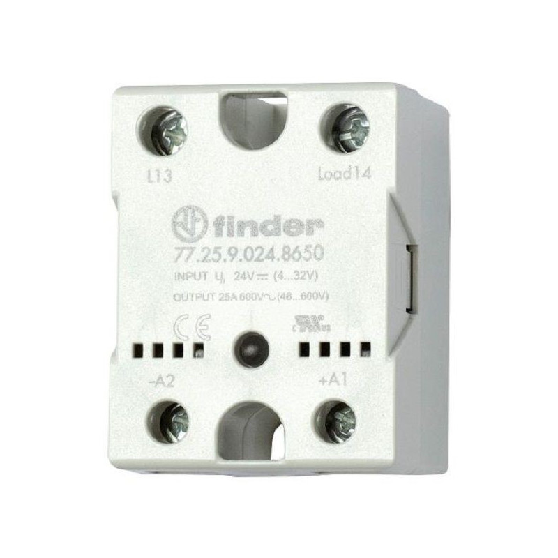 Finder (77.25.9.024.8250) Solid State Relay, SPST-NO, 25 A, 32 VDC