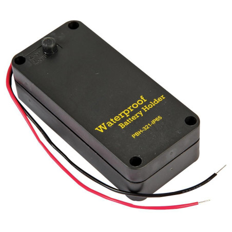 Multicomp Pro (MP000380) Battery Box, Waterproof, Wired, 2 x AA