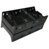 Pro Elec (PE000029) Battery Holder, Panel, D Battery Size, 8 Position