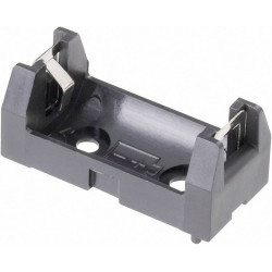 Keystone (108) Battery Holder, 1/2AA x 1, Through Hole