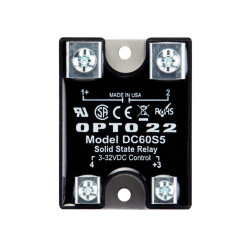 Opto 22 (DC60S5) Solid State Relay, 5 A, 60 VDC, Panel Mount