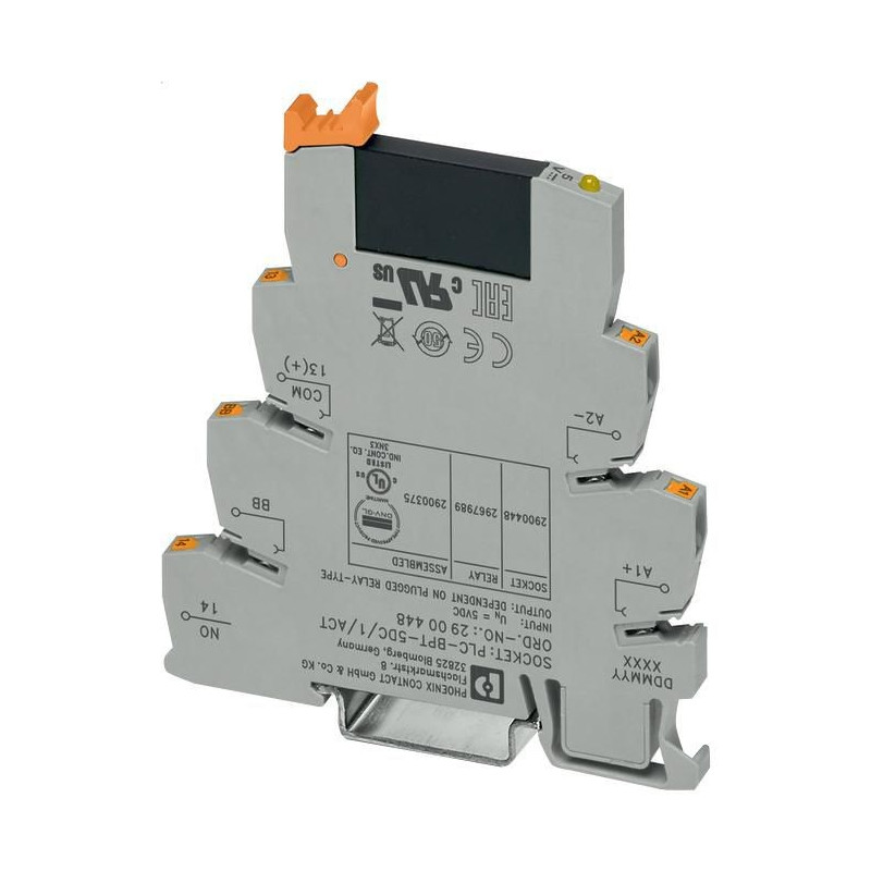 Phoenix Contact (PLC-OPIT- 5DC/ 24DC/2/ACT) Solid State Relay, SPST-NO, 3 A