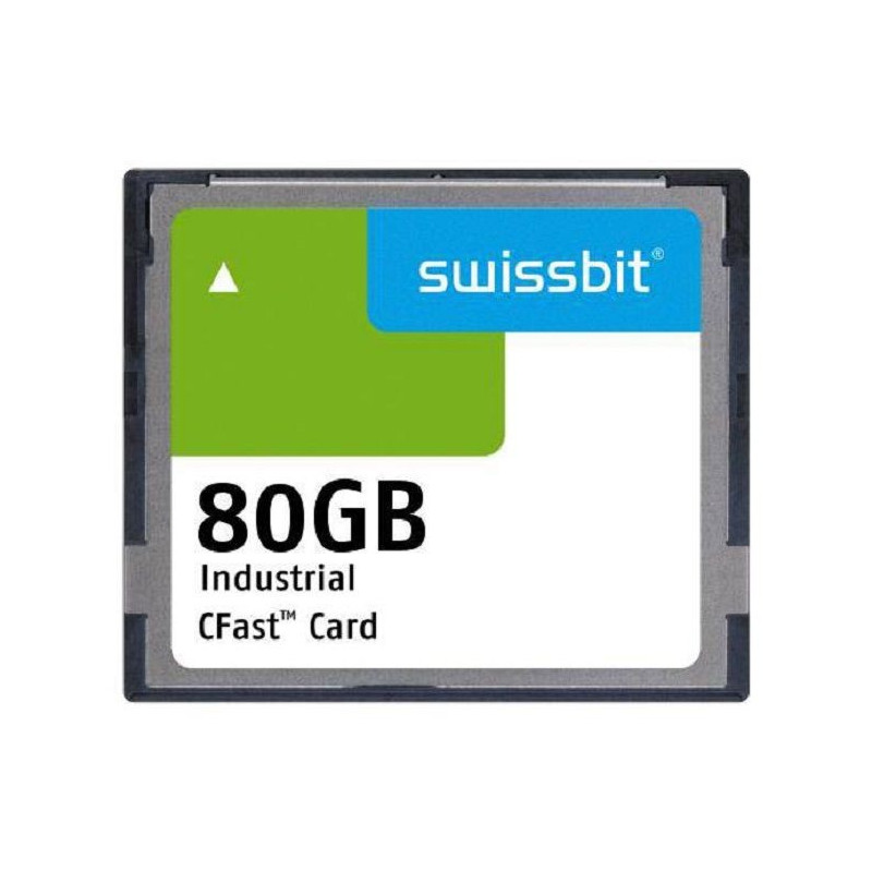 Swissbit (SFCA080GH1AO1TO-I-8C-21P-STD) Flash Memory Card, 80 GB