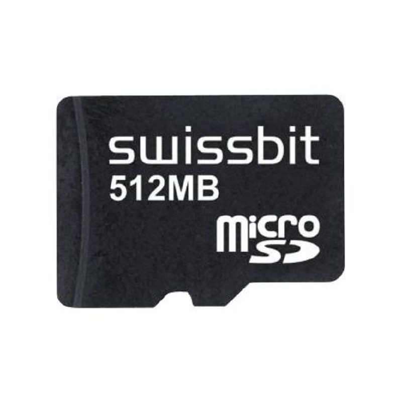 Swissbit (SFSD0512N1BM1TO-I-ME-2A1-STD) Flash Memory Card, 512 MB